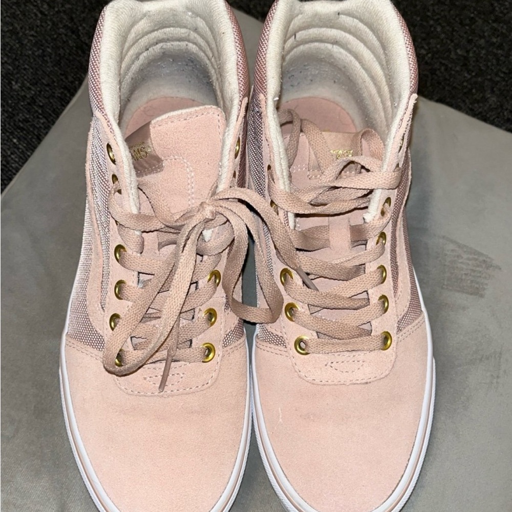 Vans Women's Pink High-Top Sneakers